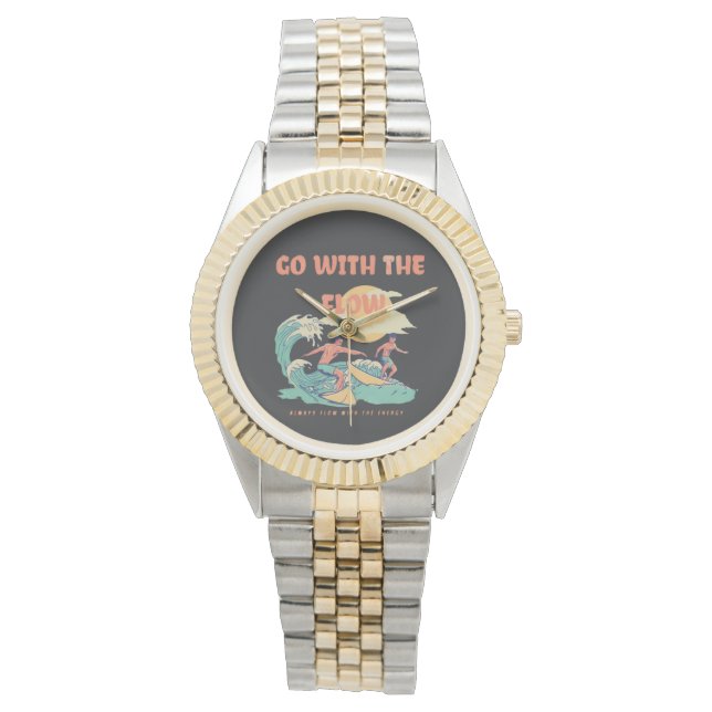 Men/Women Energy Flow Lessons Learn Watch 腕時計 (正面)