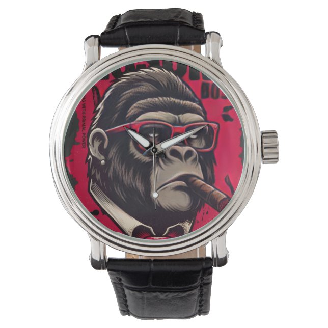Men/Women Gorilla Boss eWatch Watch 腕時計 (正面)