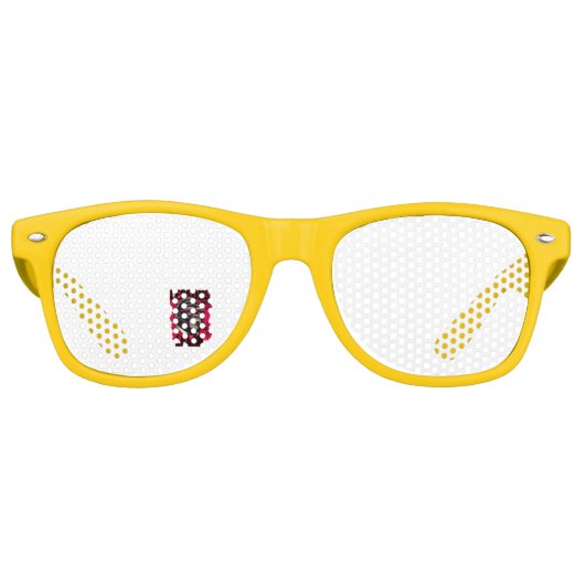 Men/Women Gorilla Boss Lessons Learn Sunglasses レトロサングラス (正面)