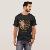 Men Women I衣服Orange For My Brother Leukemia Aw Tシャツ (正面フル)
