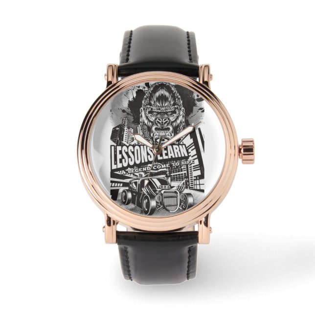 Men/Women Legendary Gorilla eWatch Watch 腕時計 (正面)