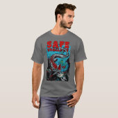 Men Women Subnautica Video Game Safe Shallows swea Tシャツ (正面フル)