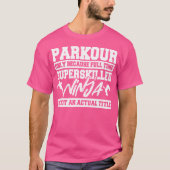 Men Youth Parkour Tシャツ (正面)