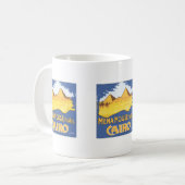 Menaの家のホテルカイロエジプトのヴィンテージ コーヒーマグカップ (正面左)