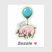 Menacing Flying Pig シール (シート)