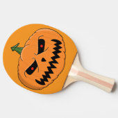 Menacing Jack O'Lantern Halloween 卓球ラケット (横)
