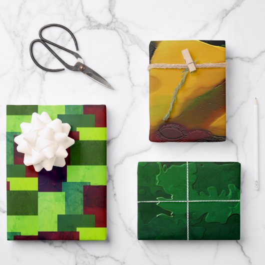 "Menagerie of Designs"  ラッピングペーパーシート (正面)