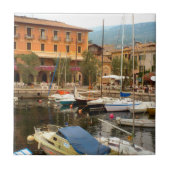 Menaggioの湖Comoのマリーナ タイル (正面)