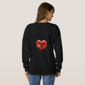 Mended Heart Hoodie - Healing Through Love スウェットシャツ (裏面フル)