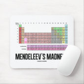 Mendeleevの狂気(要素の周期表) マウスパッド (マウス)