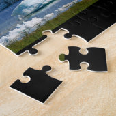 Mendenhallの氷河/ジュノーアラスカ ジグソーパズル (側面)