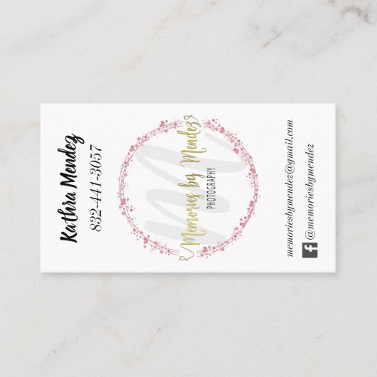 Mendez 2著記憶 名刺 (正面)