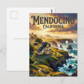 Mendocino California ポストカード (正面/裏面)