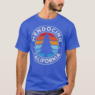 Mendocino California CAヴィンテージレトロ70s Long Sl Tシャツ