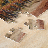 Mendoza、アルゼンチンの秋のブドウ園 ジグソーパズル (側面)