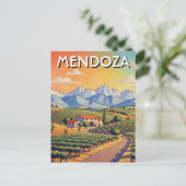 Mendoza Argentina Travel ポストカード (スタンド正面)