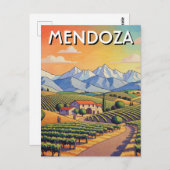Mendoza Argentina Travel ポストカード (正面/裏面)