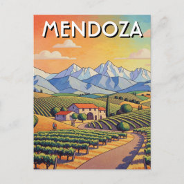Mendoza Argentina Travel ポストカード