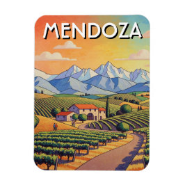 Mendoza Argentina Travel マグネット