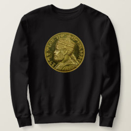 Menelik II Rastafari Emperor Rasta Roots Sweater スウェットシャツ