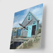 Menemsha スクエア壁時計 (傾斜)