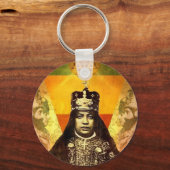 Menen Asfaw Haile Selassie HIM Jah Rastafari  キーホルダー (裏面)