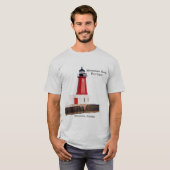 Menominee North Pier Lightシャツライト Tシャツ (正面フル)
