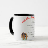 Menopause Mug Shot マグカップ (正面左)