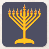 Menoraのコースター スクエアペーパーコースター (正面)