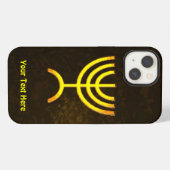 Menorah Flame iPhoneケース (裏面横)