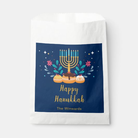 Menorah Hanukkah Party  フェイバーバッグ (正面)