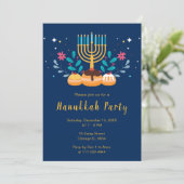 Menorah Hanukkah Party 招待状 (スタンド正面)