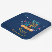 Menorah Hanukkah Party Plates ペーパープレート (傾斜あり)