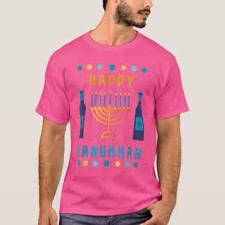 Menorah Hanukkah Toddler Boy Girl Kids Chanukah Lo Tシャツ