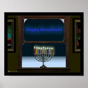 Menorah In The Window ポスター