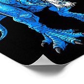 Menorasaurus Hanukkah T Rex Dinosaur Dino Chanukah ポスター (角)