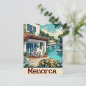 Menorca vintage ポストカード (スタンド正面)