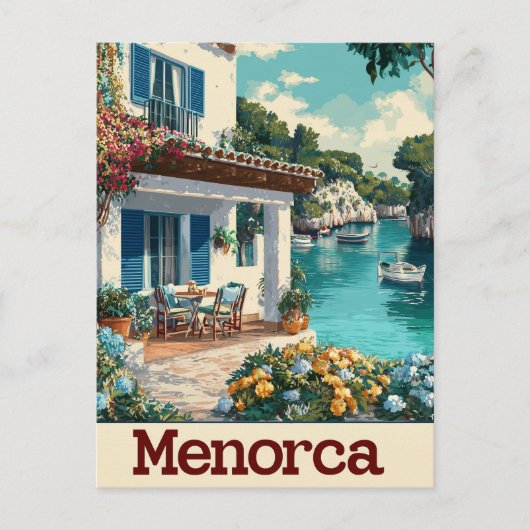 Menorca vintage ポストカード (正面)