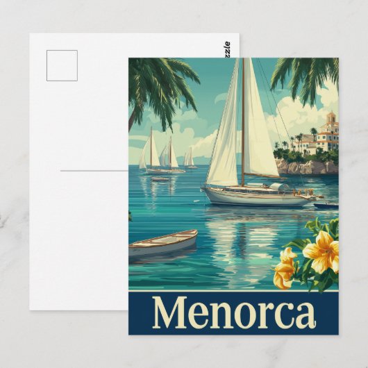 Menorca vintage  ポストカード (正面/裏面)