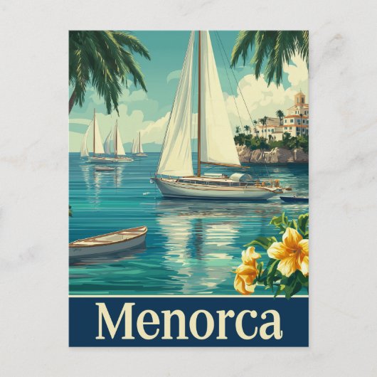 Menorca vintage  ポストカード (正面)