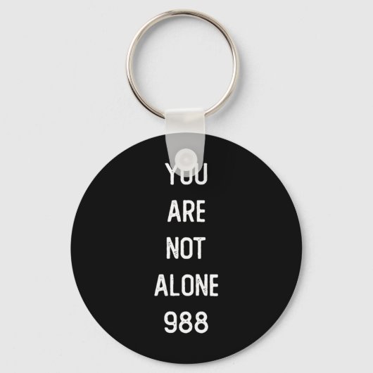 Mensあなたは一人ではない988 キーホルダー (正面)