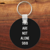 Mensあなたは一人ではない988 キーホルダー (正面)