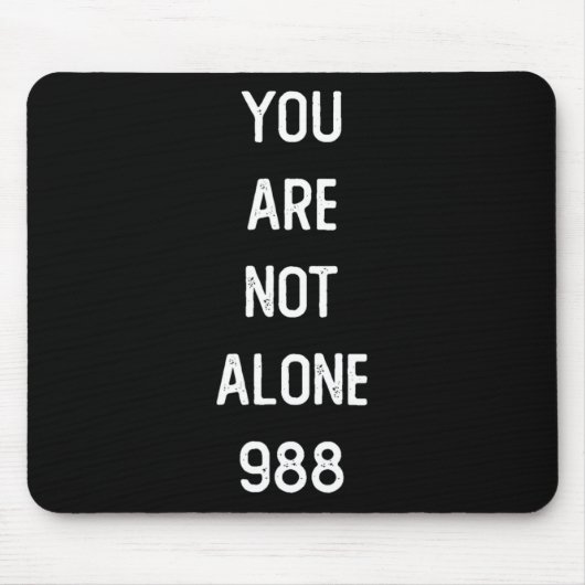Mensあなたは一人ではない988 マウスパッド (正面)