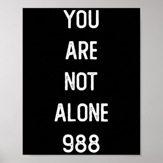 Mensあなた一人ではない988自殺の防止阿波 ポスター (正面)