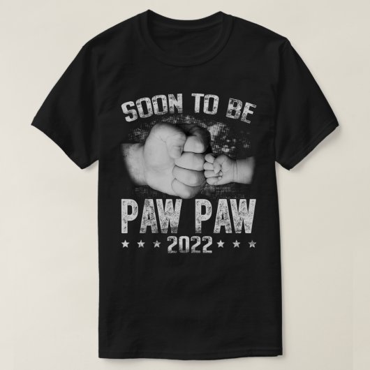 MensおもしろいはすぐにPaw Paw Estになる Tシャツ (デザイン正面)