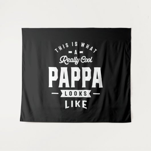 Mensこれは本当にPappaギフトカッコいいである タペストリー (正面(横))