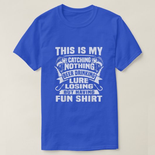 Mensこれは私のキャッチ何Ber飲みルアー Tシャツ (デザイン正面)