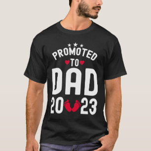 Mensすぐにパパ新しいパパ妊娠する初めて Tシャツ