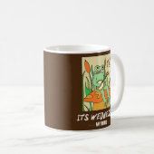 Mensそれは水曜日My Dudes s as Frogミーム コーヒーマグカップ (正面右)