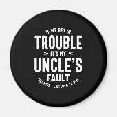 Mensそれは私の叔父のファウトの父のギフトである マグネット (正面)